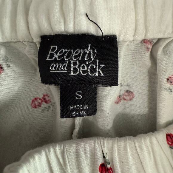 Beverly and Beck Boxer Shorts Cherry Design Size Small - Picture 8 of 9